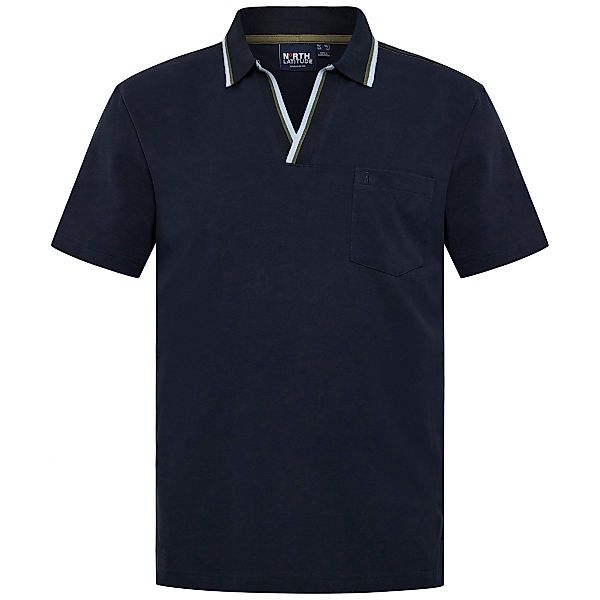 North Poloshirt mit Elasthan Farbe blau Größe: 6XL günstig online kaufen