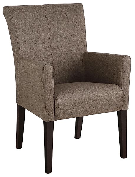 Home affaire Esszimmerstuhl "King" () Polsterstuhl, Armlehnstuhl, Gestell M günstig online kaufen