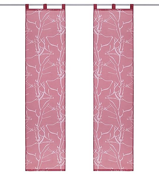 OTTO home Schiebegardine Anna (1 St), Schlaufen, halbtransparent, Ausbrenne günstig online kaufen