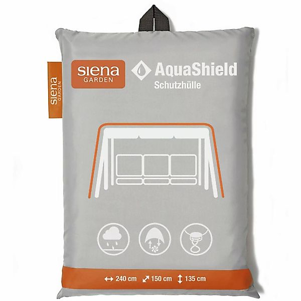 Siena Garden Schutzhülle Hollywoodschaukel AquaShield Hellgrau 240 x 150 x günstig online kaufen