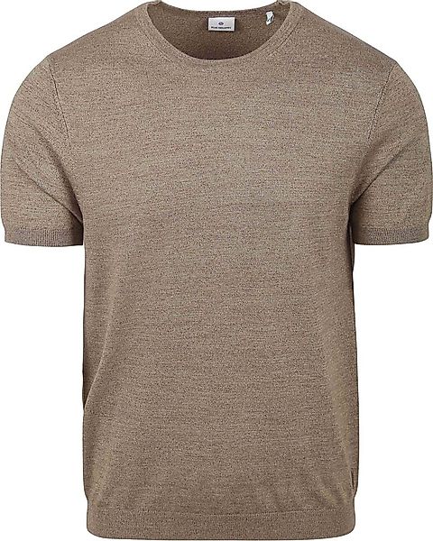 Blue Industry Knitted T-Shirt Melange Taupe - Größe XL günstig online kaufen