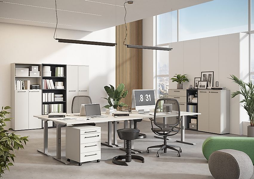 GERMANIA Büromöbel-Set "Agenda" Set bestehend aus höhenverstellbarem Schrei günstig online kaufen