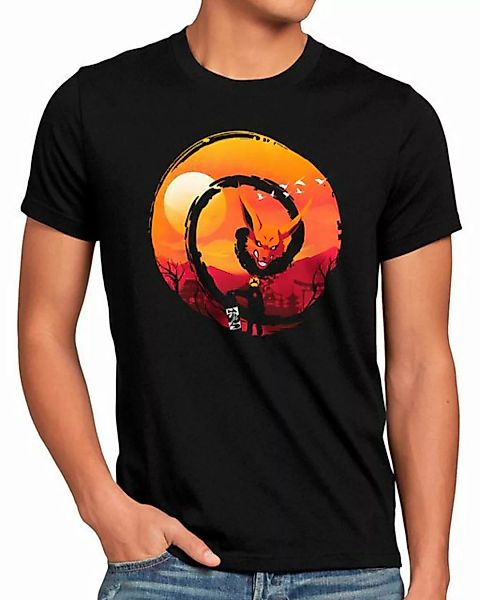 style3 Print-Shirt Herren T-Shirt Flying Fox kakashi sasuke hatake shikamar günstig online kaufen