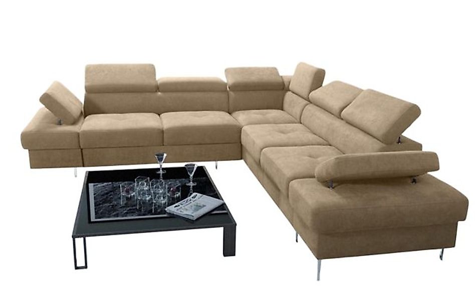 Xlmoebel Ecksofa Neues luxuriöses L-förmiges Wohnzimmer-Sofa, 1 Teile, Herg günstig online kaufen