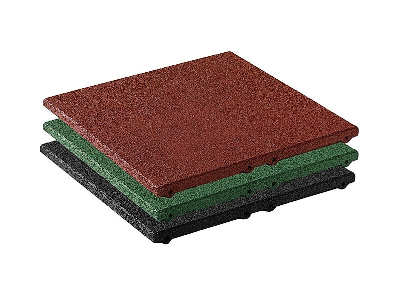 RO-FLEX Outdoor-Bodenplatte Fallschutzplatte / Gummimatte 500x500 mm 30 - 8 günstig online kaufen