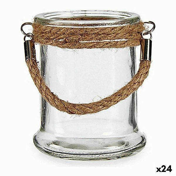 Kerzenschale Glas Seegras (8,5 X 10 X 8,5 Cm) (24 Stück) günstig online kaufen