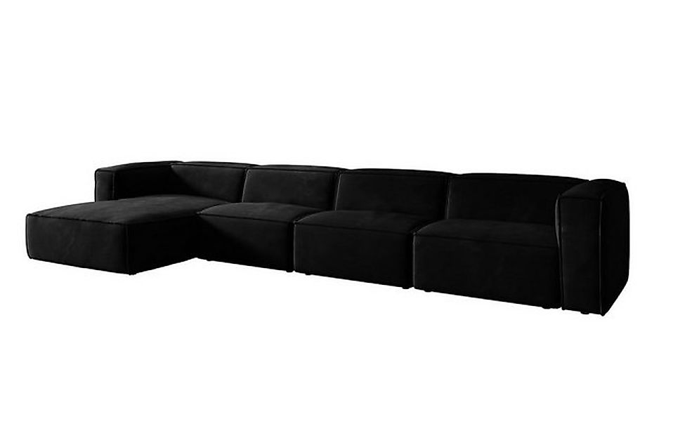 Luxusbetten24 Sofa Designer Sofa Comfy L Maxi in Samt günstig online kaufen