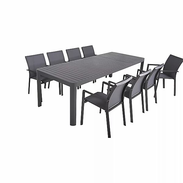 Garden Pleasure Gartenmöbel-Set-02 Amira 9-teilig Anthrazit günstig online kaufen