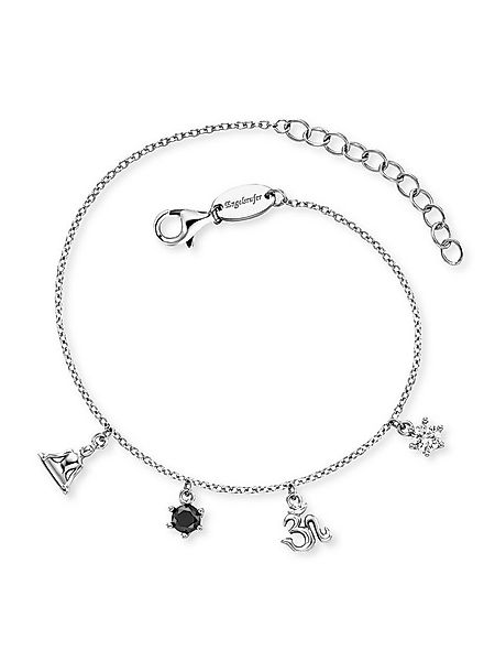 Engelsrufer Armband Yin Yang Buddha und Om, Made in Germany - mit Zirkonia günstig online kaufen