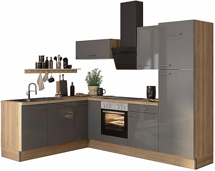 OPTIFIT Küche "Klara", 200 x 270 cm breit, wahlweise mit E-Geräten günstig online kaufen