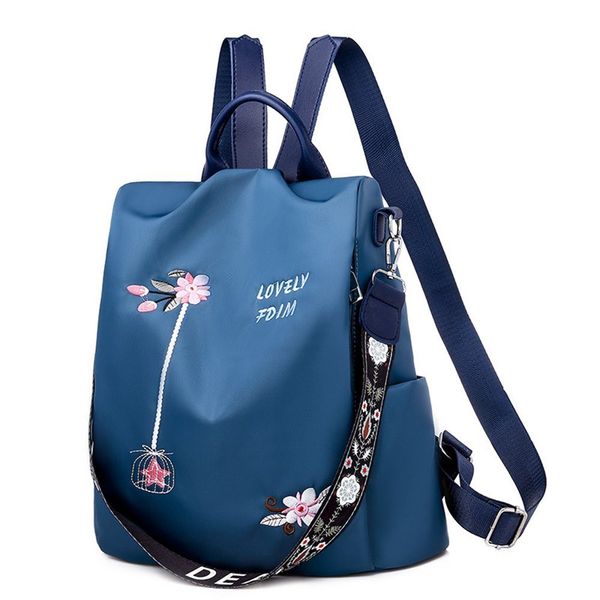 XDeer Daypack Damen-Rucksack mit Blumenstickerei,Wasserdichte Schultasche günstig online kaufen