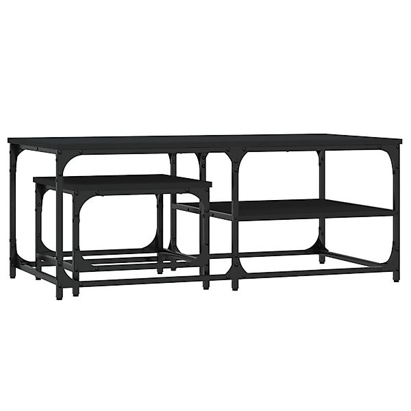 vidaXL Couchtisch Satztische 2 Stk. Schwarz günstig online kaufen