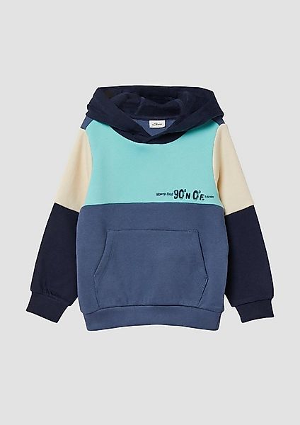 s.Oliver Sweatshirt Sweatshirt Kuscheliger Hoodie mit Colourblocking günstig online kaufen
