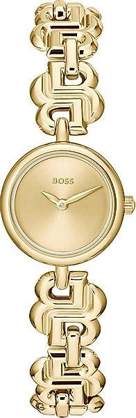 BOSS Quarzuhr DOUBLE B DRESSY 1502794, Armbanduhr, Damenuhr, Edelstahlarmba günstig online kaufen