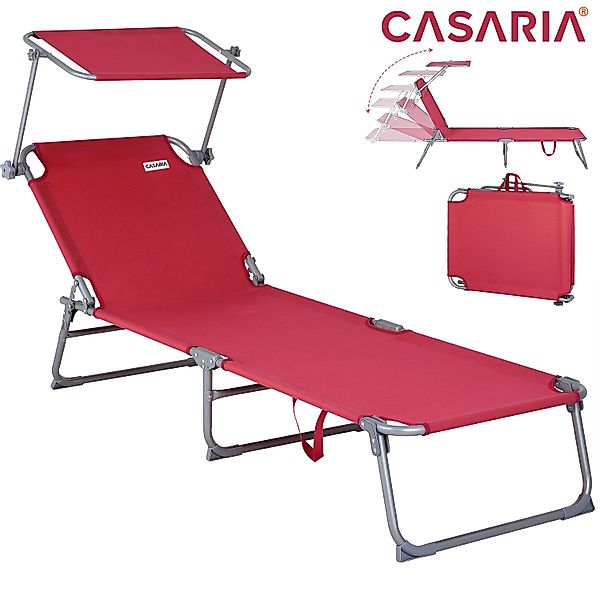 Casaria Gartenliege Hawaii, 2 St., 2er günstig online kaufen