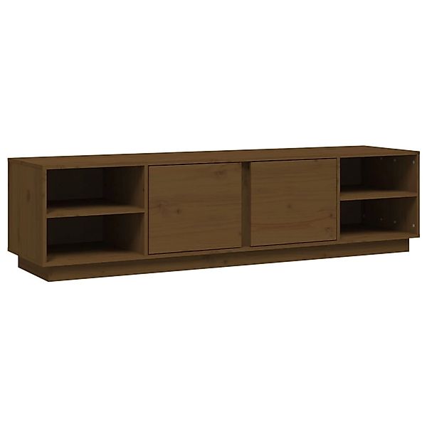 Vidaxl Tv-schrank Honigbraun 156x40x40 Cm Massivholz Kiefer günstig online kaufen