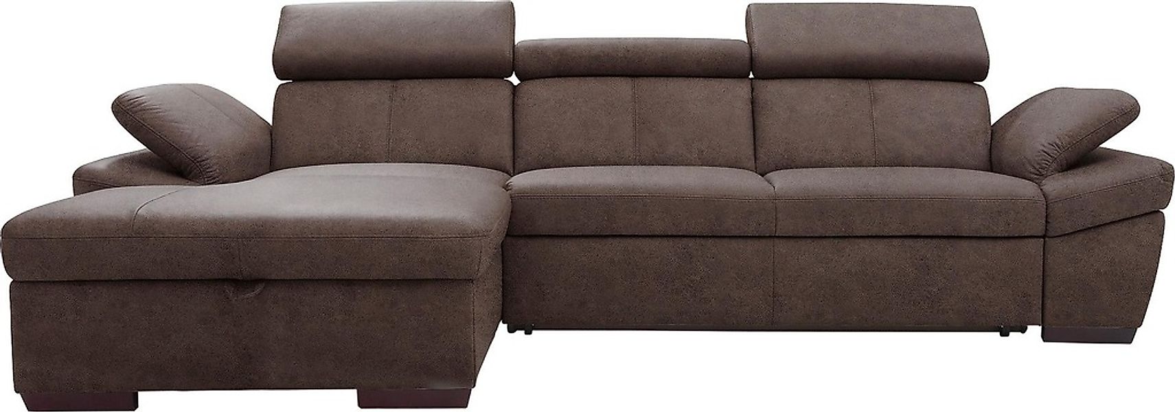 exxpo - sofa fashion Ecksofa "Salerno, Funktionssofa, Breite 280cm, hoher S günstig online kaufen