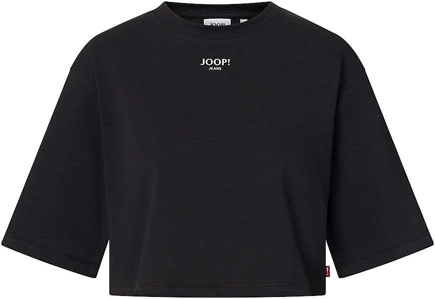 Joop Jeans Rundhalsshirt Taky in Cropped-Länge günstig online kaufen