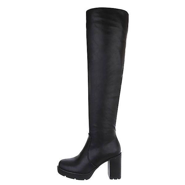 Ital-Design Damen Party & Clubwear Overkneestiefel günstig online kaufen