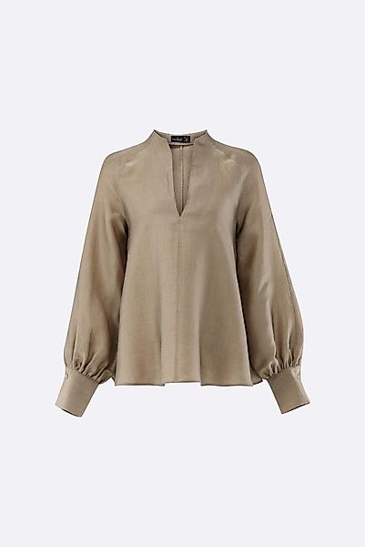 Kelchkragenbluse mit A-Linie günstig online kaufen