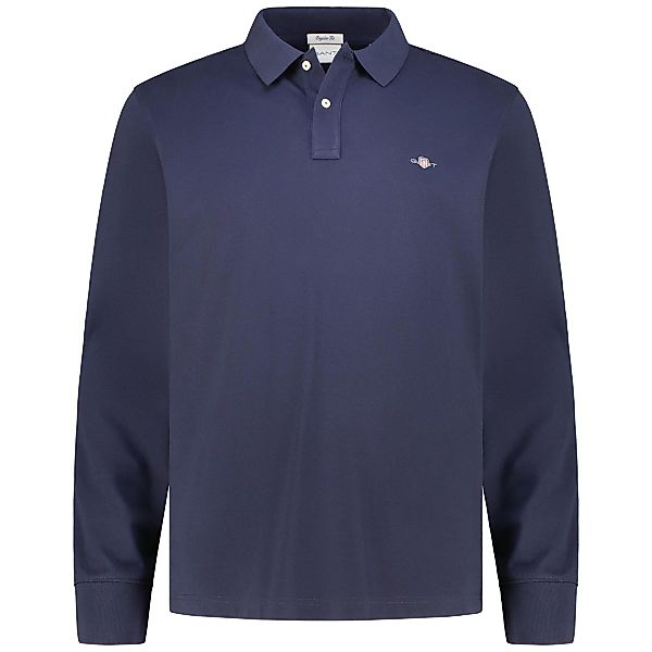 Gant Poloshirt aus Baumwolle Farbe dunkelblau Größe: 4XL günstig online kaufen
