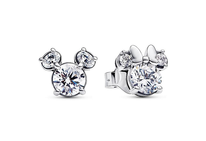 Pandora Paar Ohrstecker Damen-Ohrstecker Disney Micky Maus & Minnie Maus Fu günstig online kaufen