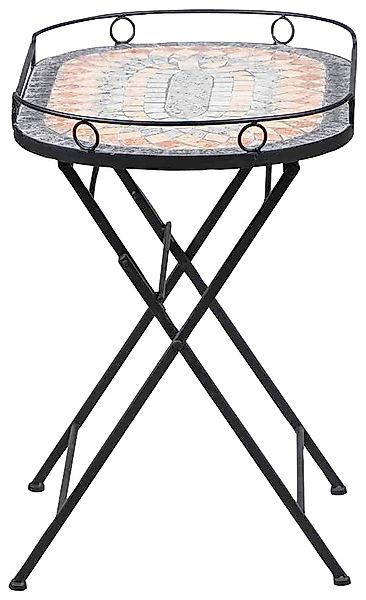 Siena Garden Gartentisch Prato Rechteckig Schwarz 67,5 cm x 41 cm günstig online kaufen