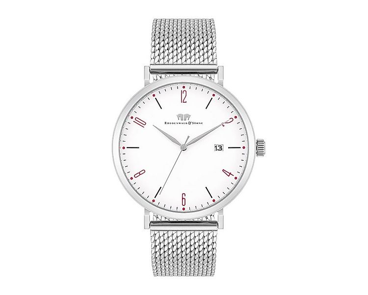 Rhodenwald & Söhne Quarzuhr Arakon II silber, mit Quarzwerk günstig online kaufen