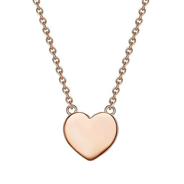 Glanzstücke München Silberkette Herz roségold, aus günstig online kaufen