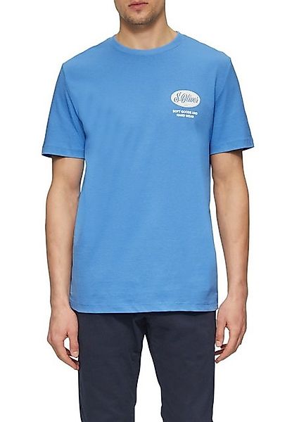 s.Oliver Kurzarmshirt T-Shirt mit Artwork Artwork günstig online kaufen
