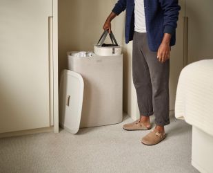 Joseph Joseph Wäschekorb "Tota" 2 Fächer für eine einfache Trennung der Tex günstig online kaufen