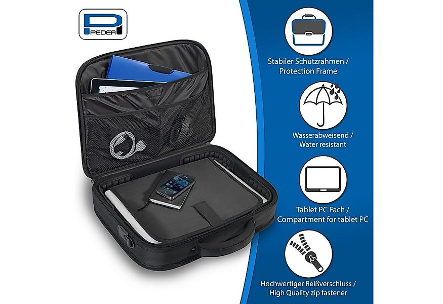 PEDEA Laptoptasche PREMIUM Notebooktasche 13,3 / 15,6 / 17,3 Zoll mit Schut günstig online kaufen