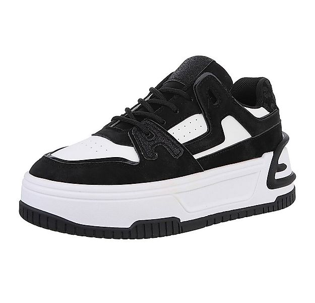 Ital-Design Damen Low-Top Freizeit Sneaker (88828484) Keilabsatz/Wedge Snea günstig online kaufen