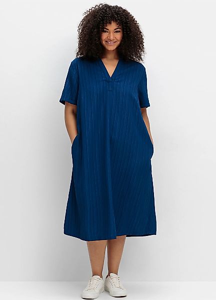 Sheego Blusenkleid "Blusenkleid" Eingrifftaschen günstig online kaufen