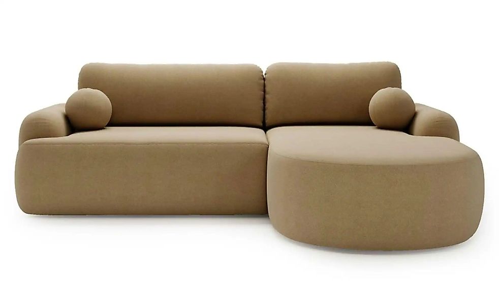 Ecksofa  Aurio ¦ braun ¦ Maße (cm): B: 261 H: 91 Polstermöbel > Sofas > Eck günstig online kaufen