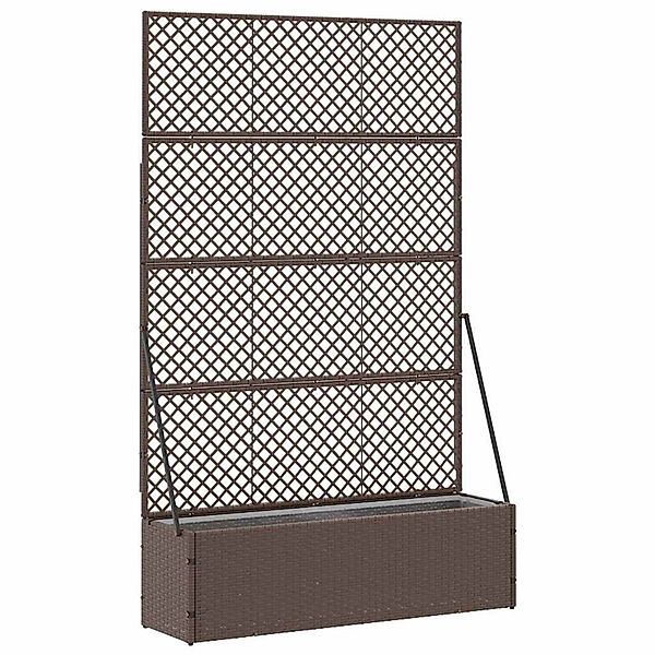 vidaXL Pflanzkübel Braun 105 x 30 x 170 cm Metall 366620 günstig online kaufen