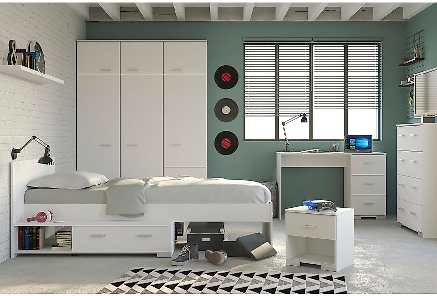 Parisot Jugendzimmer-Set Galaxy, (Set, 5-tlg., Kleiderschrank, günstig online kaufen