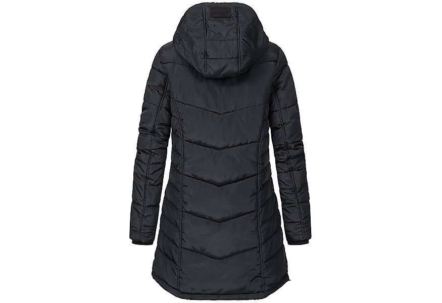 SUBLEVEL Steppjacke Damen Mantel mit Kapuze lange Winter Jacke Parka Stehkr günstig online kaufen