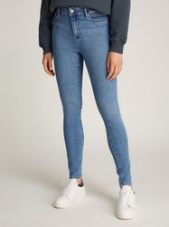 Tommy Hilfiger Skinny-fit-Jeans "Harlem Skinny High Waist" mit Logo-Badge, günstig online kaufen