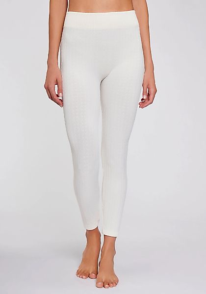 Lavana Strickstrumpfleggings mit Zopfmuster und innen günstig online kaufen
