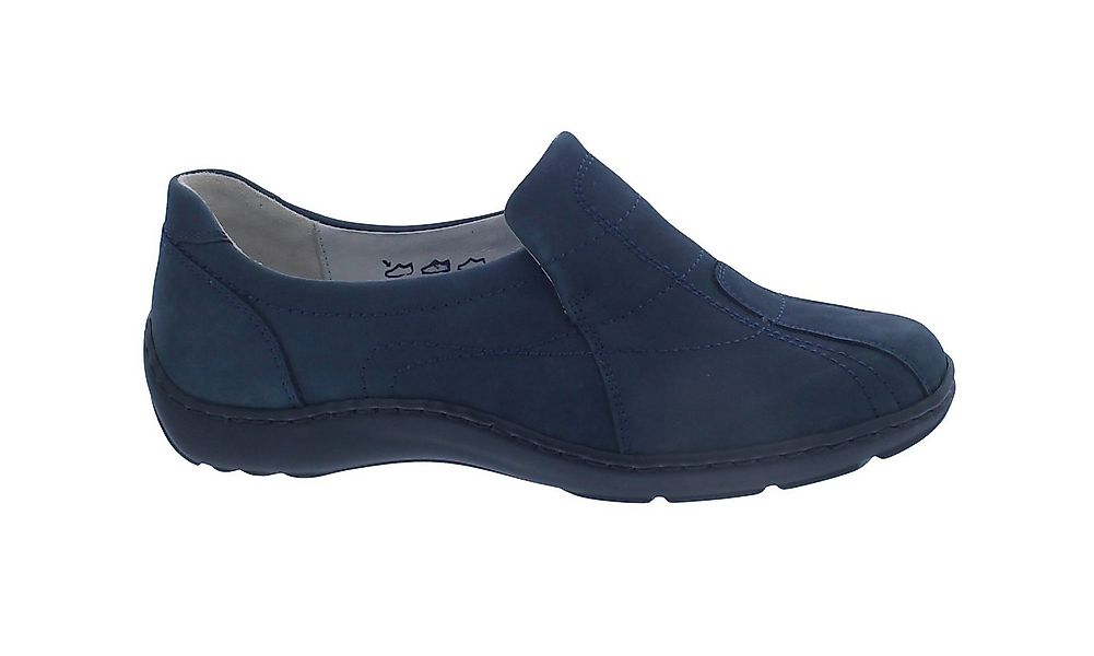 Waldläufer Waldläufer Henni Slipper 496504-1961-217 marine Nubukleder Weite günstig online kaufen