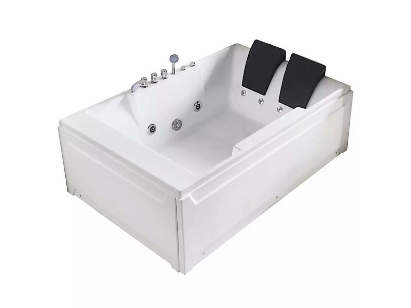 Whirlpool Badewanne - 2 Personen - 515 L - 182 x 122 x 62 cm - Ecke Rechts günstig online kaufen