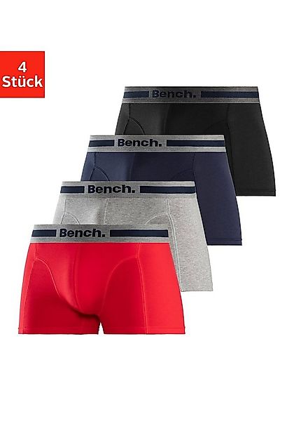 Bench. Boxer "Boxershorts für Herren" Packung, 4 Stk. Unterhosen mit Overlo günstig online kaufen