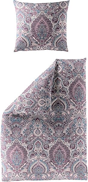 BIERBAUM Bettwäsche "3846" 2 Stk. tlg. Biber, 100 % Baumwolle, pflegeleicht günstig online kaufen