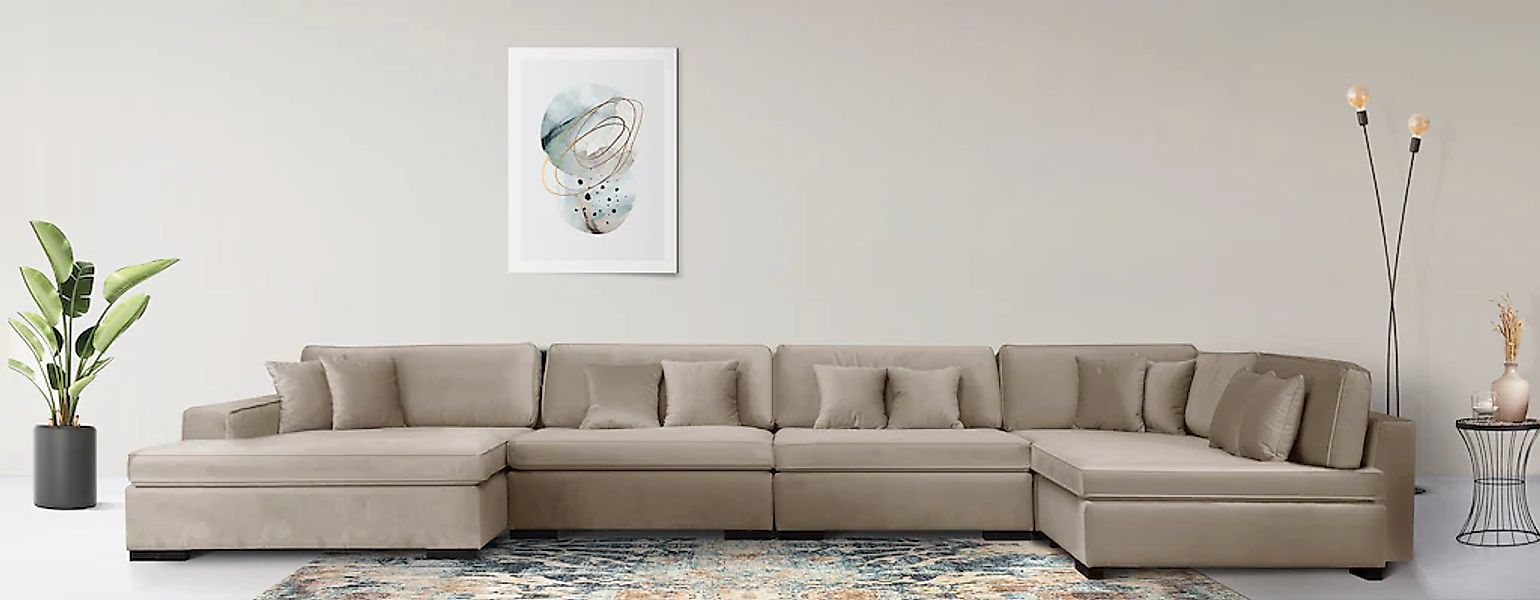 Guido Maria Kretschmer Home&Living Wohnlandschaft "Skara U-Form", Lounge-So günstig online kaufen