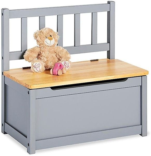 Pinolino® Truhenbank Fenna, grau/natur, für Kinder günstig online kaufen