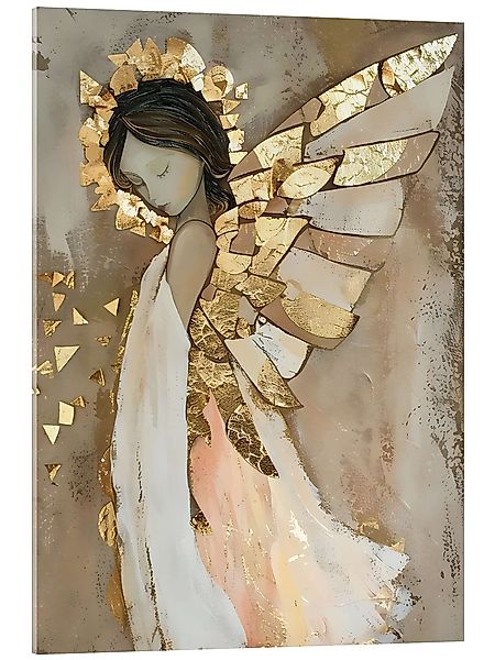 Posterlounge Wandbild Goldener Engel III, LSR günstig online kaufen