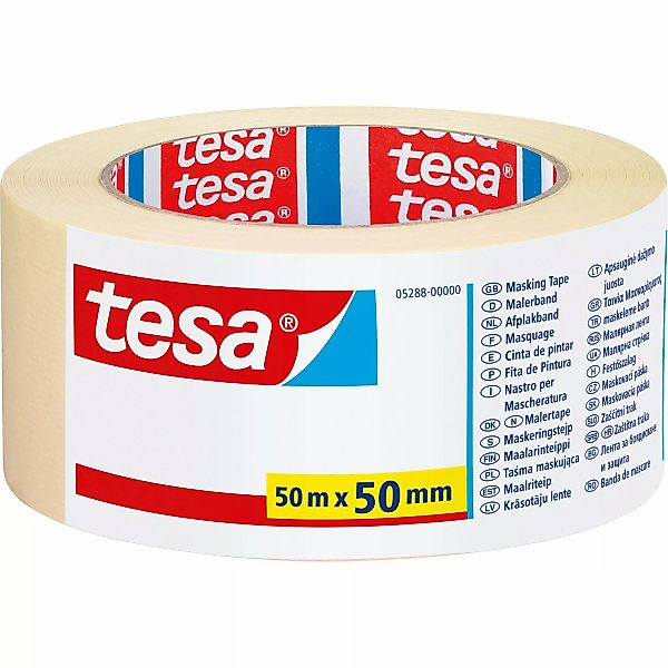 tesa Kreppband ECONOMY Malerband (Kombi-Set, 1-St) günstig online kaufen