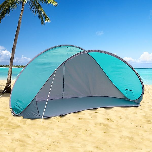 Haushalt International Strandmuschel XL-Pop-Up-Strandmuschel UV-Schutz 50+ günstig online kaufen