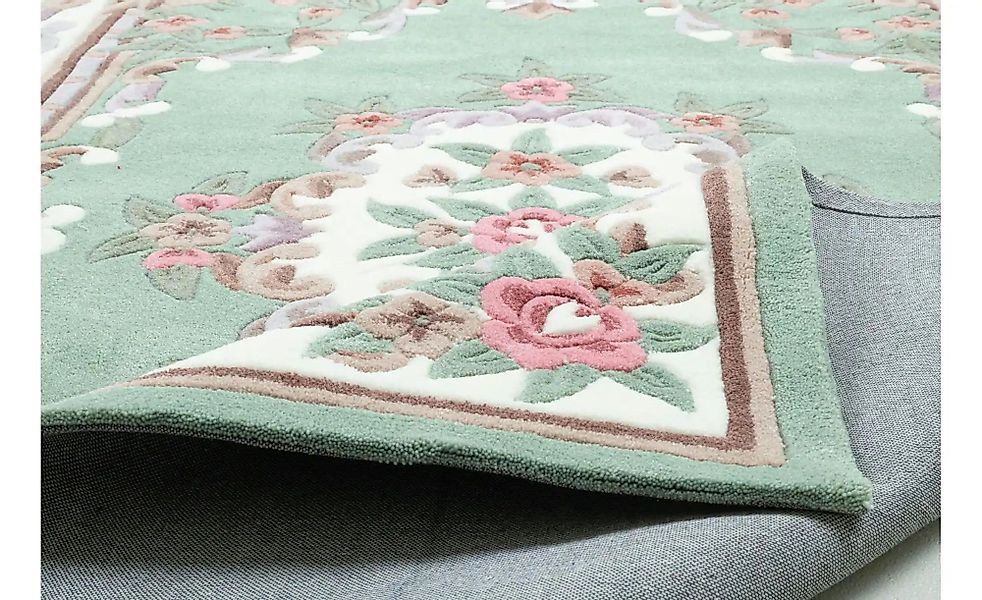 THEKO Vintageteppich  Ming ¦ grün ¦ Synthetische Fasern ¦ Maße (cm): B: 160 günstig online kaufen